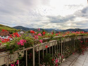 Balkon mit toller Aussicht